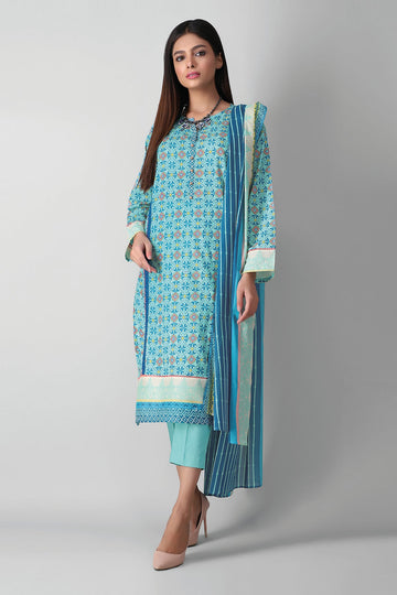 A21324 Blue Khaadi Autumn Collection 2021